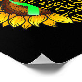 Poster Handicap cérébral Handicap guerrier Tournesol (Coin)