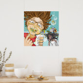 Poster handicap, fée de dent noire, garçon, jouets, bonbo (Cuisine)