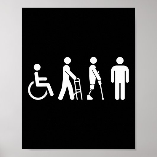 Poster Handicap Pride Mois Avocat Don Différent Abi (Devant)