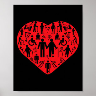 Poster Handicap World Down Syndrome Day Femmes Enfants