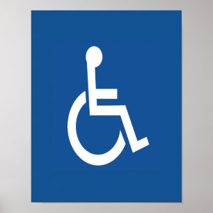 Poster Handicapé