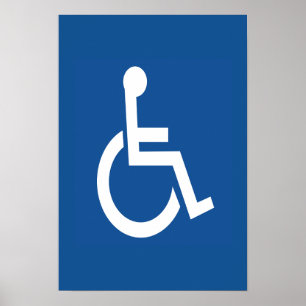 Poster Handicapé