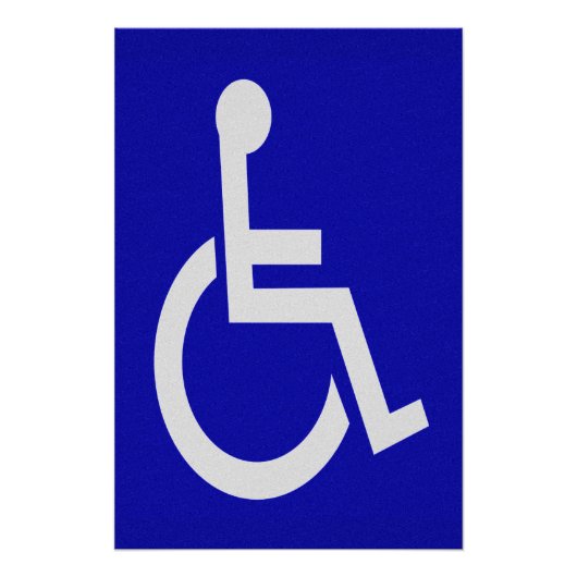 Poster Handicapés handicapés (Devant)