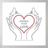 Poster Handle With Love (Devant)