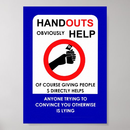 Poster Handouts Obviously Help (Devant)