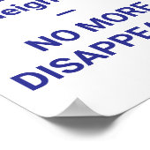 Poster Hands Off Our Friends & Neighbours ! — PLUS (Coin)