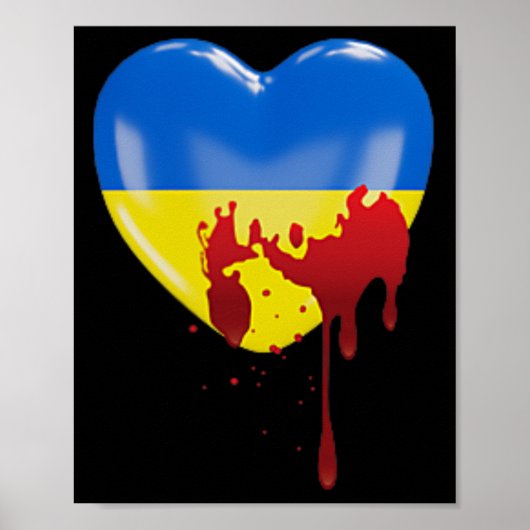 Poster Hands Off Ukraine Dans La Protestation Ukrainienne (Devant)