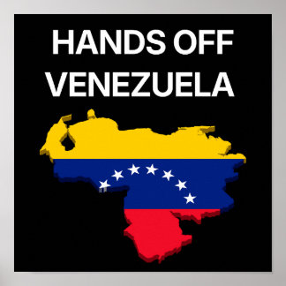 Poster Hands Off Venezuela