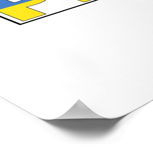 Poster Handshake of Peace, Ukraine Russie Drapeau (Coin)