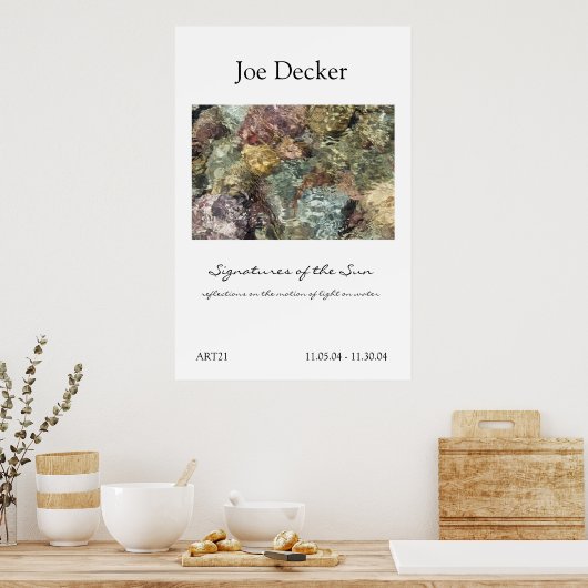 Poster: Handtekeningen van de zon / ART21 Poster (Keuken)