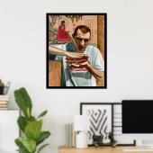 Poster Handwich (Bureau à domicile)