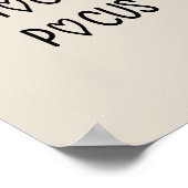 Poster Handwritten hocus pocus (Coin)