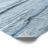 Poster Hang Glider Silhouette Ocean Sunset Beach Coastal (Coin)