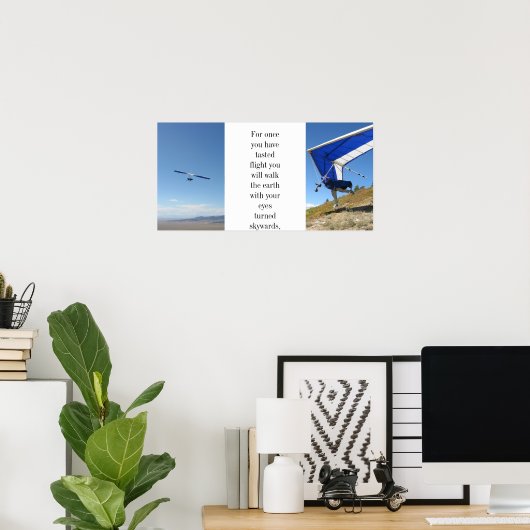 Poster Hang Gliding (Bureau à domicile)