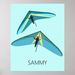 Poster Hang Gliding