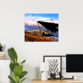 Poster Hang Gliding sur la côte californienne (Bureau à domicile)