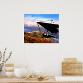 Poster Hang Gliding sur la côte californienne (Cuisine)