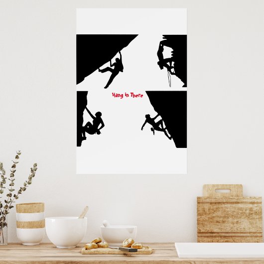 Poster Hang in There (Cuisine)