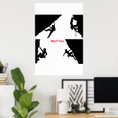 Poster Hang in There (Bureau à domicile)