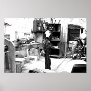 Poster Hangar de vélo