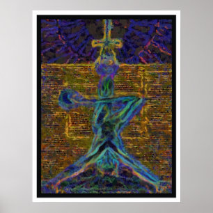 POSTER HANGED MAN SUR LES CANVAS PREMIUM