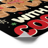 Poster Hangin Avec Mes Cookies Gingerbread Homme Xmas Tea (Coin)