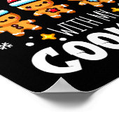 Poster Hangin Avec Mes Cookies Gingerbread Noël Match (Coin)