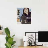 Poster Hangin Out #1 (Bureau à domicile)