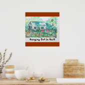 Poster "Hanging Out In Haiti" (poster). (Cuisine)