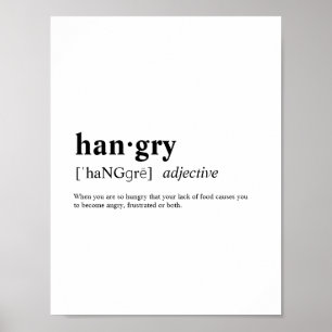 Poster Hangry