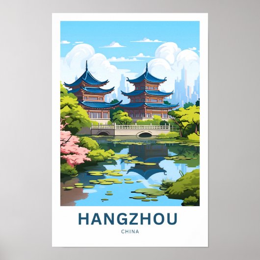 Poster Hangzhou Chine Imprimer (Devant)