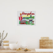 Poster Hangzhou, Chine Voyage (Cuisine)
