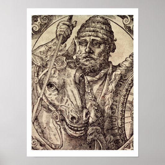 Poster Hannibal (247-c.183 av. J.-C) (gravure) (Devant)