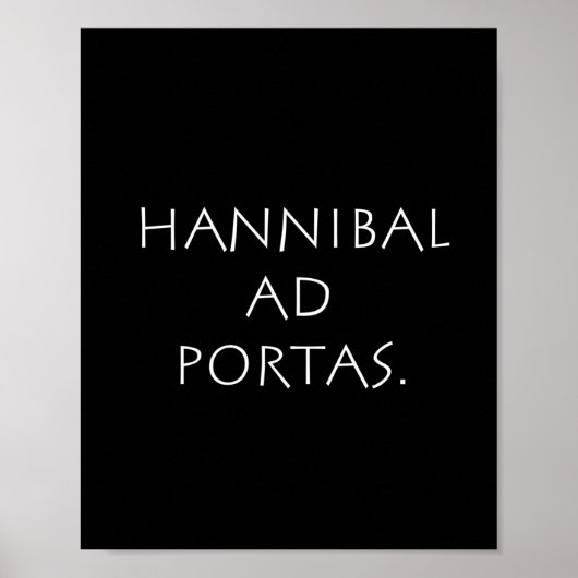 Poster Hannibal ad portas (Devant)