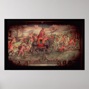 Poster Hannibal croisant les Alpes