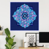 Poster Hanoukka (Bureau à domicile)