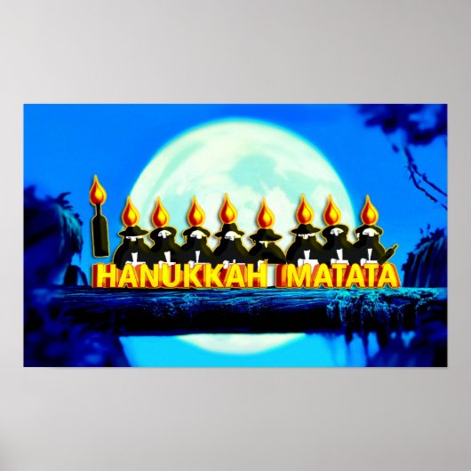 Poster Hanoukka Matata (Devant)