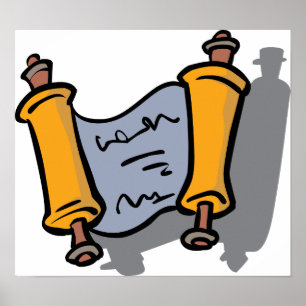 Poster Hanoukka Scroll