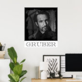 Poster Hans Gruber (Bureau à domicile)