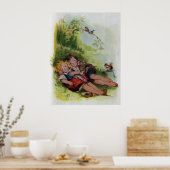 Poster Hansel et Gretel Dormir dans les bois (Cuisine)