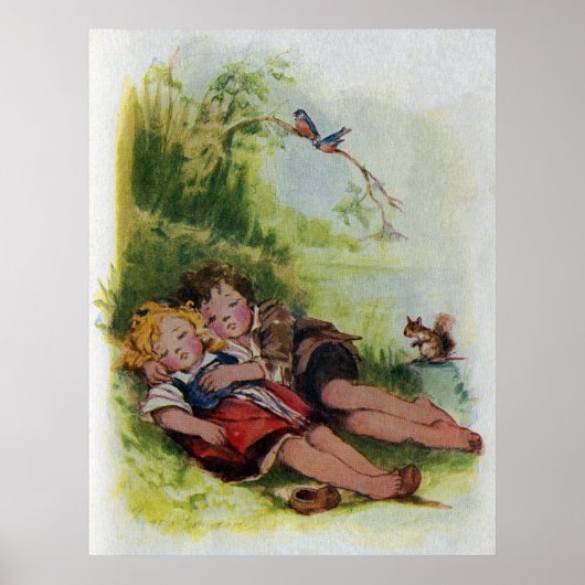Poster Hansel et Gretel Dormir dans les bois (Devant)