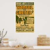 Poster Hansel & Gretel Boston 1940 WPA (Cuisine)