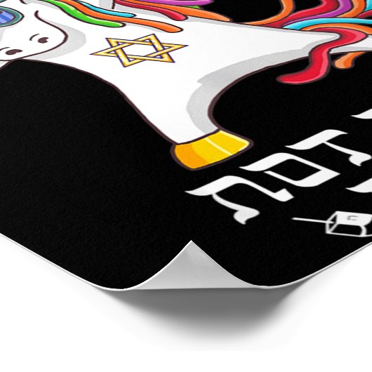 Poster Hanukkah Dabbing Unicorn Not Today Santa Jewnicorn (Coin)