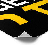 Poster Hanukkah Jew Hebrew Word Lets Get Chai (Coin)