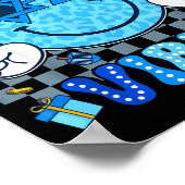 Poster Hanukkah Vibes Chanukah Pajama Happy Hanukkah Men  (Coin)