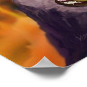 Poster Hanuman reçoit les bénédictions de Shiva (Coin)