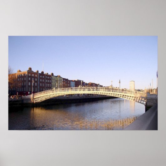Poster Ha'penny Bridge : Dublin Ireland (Devant)
