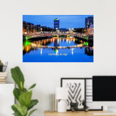 Poster Ha'Penny Bridge, Dublin, Irlande (Bureau à domicile)