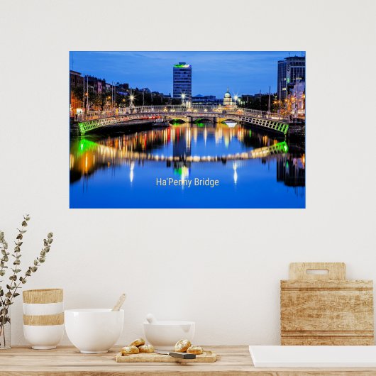 Poster Ha'Penny Bridge, Dublin, Irlande (Cuisine)