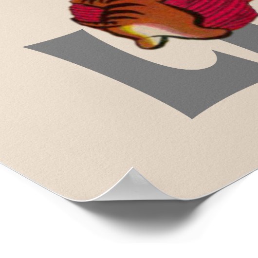 Poster Hapinnes réside sur les plus petites choses rétro (Coin)